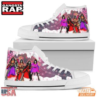 Kiss Band High Top Canvas Sneakers Shoes For Men And Women