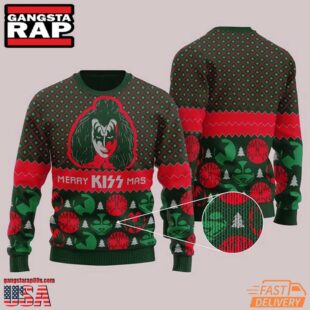 Kiss Band Merry Kiss Mas 2024 Ugly Christmas Sweater