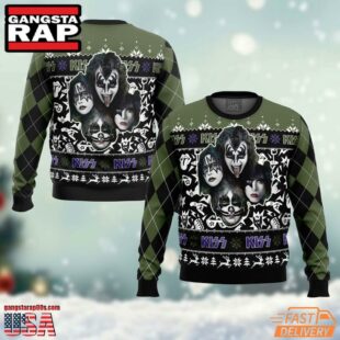 Kiss Band Photo Ugly Christmas Sweater