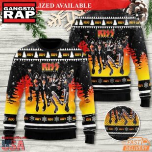 Kiss Band Ugly Christmas Sweater For Fans Lovers