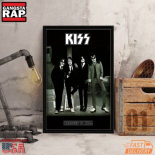 Kiss Dressed To Kill Poster Album Cover Canvas Art Wall Decor