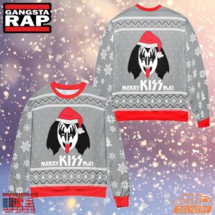 Kiss Rock Band Merry Christmas Ugly Sweater