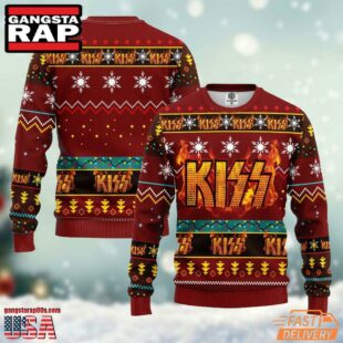 Kizz Band Fans Lover Red Christmas Ugly Sweater