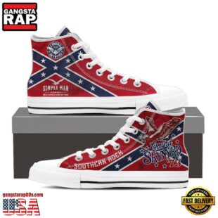 Lynyrd Skynyrd 73 Southean Rock High Top Canvas Sneakers Shoes