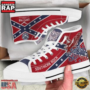 Lynyrd Skynyrd 73 Southean Rock High Top Canvas Sneakers Shoes