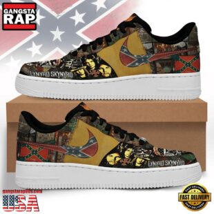 Lynyrd Skynyrd Photo Print Air Force 1 Sneaker Shoes