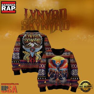 Lynyrd Skynyrd Rock N Roll Christmas Ugly Sweater