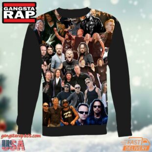 Metallica Band Collage Christmas Ugly Sweater