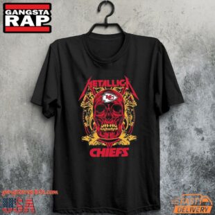 Metallica Band Kansas City Chiefs NFL Unisex T Shirt