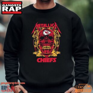 Metallica Band Kansas City Chiefs NFL Unisex T Shirt