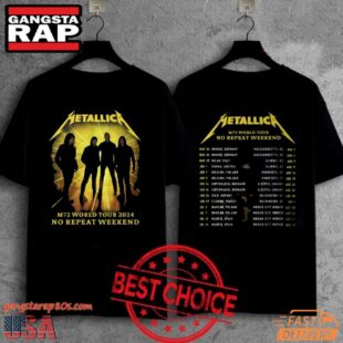 Metallica Band M72 World Tour 2024 Unisex T Shirt