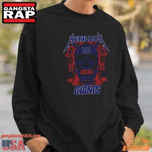 Metallica Band New York Giants NFL T Shirt Sweatshirt