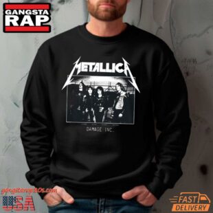 Metallica Band Photo Damage Inc Tour Juniors Unisex T Shirt