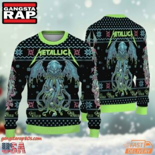 Metallica The Call Of Ktulu Ugly Christmas Sweater