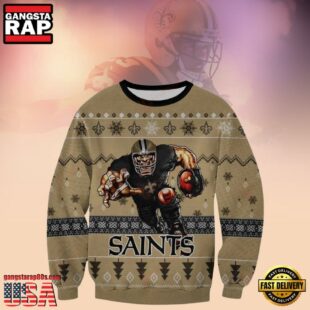 New Orleans Saints Players Football NFL Ugly Christmas Sweater