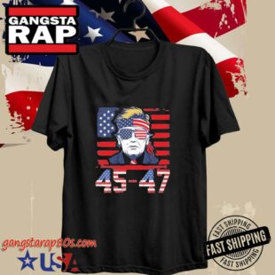 Official 45 47 Donald Trump Elected President 2025 Shirt