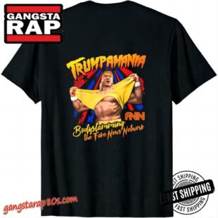 President Donald Trump Shirt, Trump Wrestling Meme Fake News Trumpamania T-Shirt