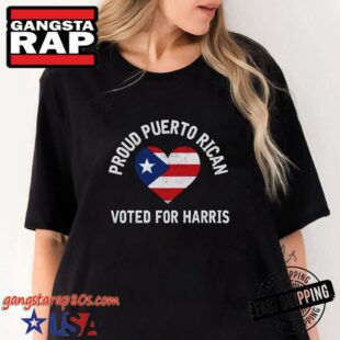 Proud Puerto Rican Voter For Kamala Harris Shirts