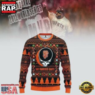 San Francisco Giants MLB Grateful Dead Christmas Ugly Sweater