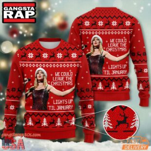 Taylor Swift's The Holiday Look We All Need 3D Ugly Christmas Sweater