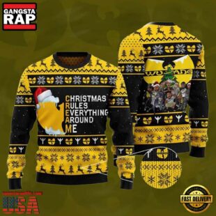 Wu Tang Clan Christmas Rules Everything Around Me Ugly Sweater