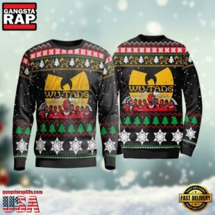 Wu Tang Clan Fans Lover Black Color Ugly Christmas Sweater