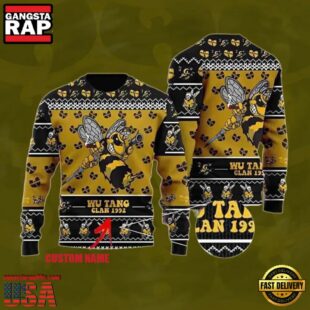 Wu Tang Clan Killer Bee Custom Name Ugly Christmas Sweater