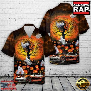 2016 Porsche 911 R (991.1), Trick or Treat Halloween Hawaiian Shirt