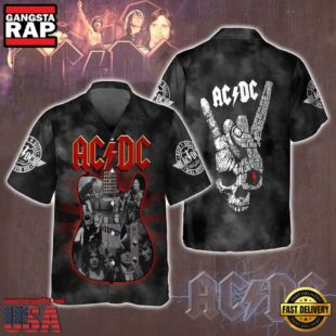 ACDC Rock Band Anthem Hawaiian Shirt