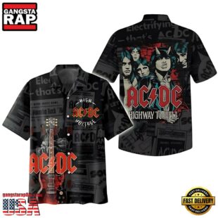 ACDC Rock Band Hard High Voltage Hawaiian Shirt