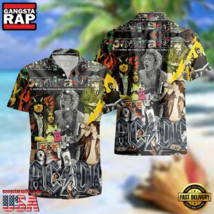 ACDC Rock Band High Way To Hell Hawaiian Shirt