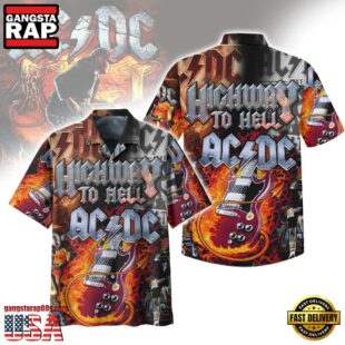 ACDC Rock Band Highway To Hell Hawaiian Shirt