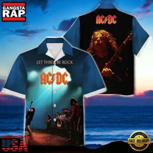 ACDC Rock Band Let There Be Hawaiian Shirt