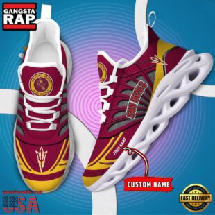 Arizona State Sun Devils NCAA Custom Max Soul Shoes Sneaker