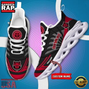 Arkansas State Red Wolves NCAA Custom Max Soul Shoes Sneaker