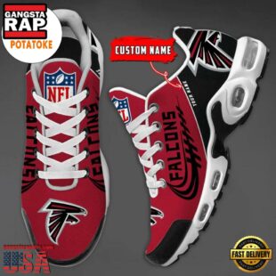 Atlanta Falcons Custom Name Air Cushion Sports Shoes Air Max Plus Shoes