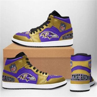 Baltimore Ravens Nfl Football Air Jordan Sneaker Boots Shoes For Men Women