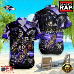 Baltimore Ravens NFL Summer Hawaiian Shirt