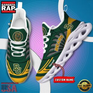 Baylor Bears NCAA Custom Max Soul Shoes Sneaker