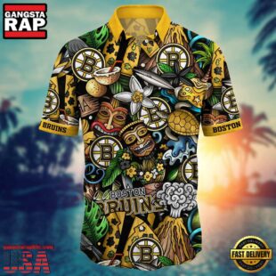 Boston Bruins NHL Hawaiian Shirt