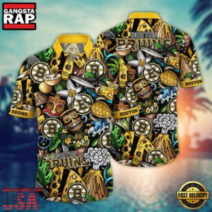 Boston Bruins NHL Hawaiian Shirt