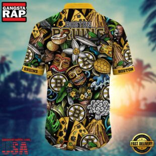 Boston Bruins NHL Hawaiian Shirt