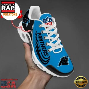 Carolina Panthers Custom Name Air Cushion Sports Shoes Air Max Plus Shoes