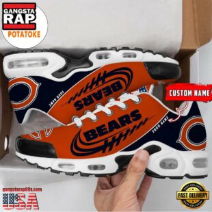 Chicago Bears Custom Name Air Cushion Sports Shoes Air Max Plus Shoes