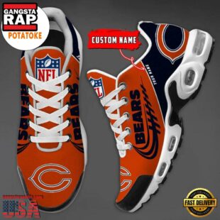 Chicago Bears Custom Name Air Cushion Sports Shoes Air Max Plus Shoes