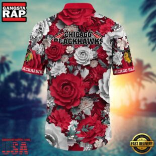 Chicago Blackhawks NHL Hawaiian Shirt