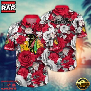 Chicago Blackhawks NHL Hawaiian Shirt