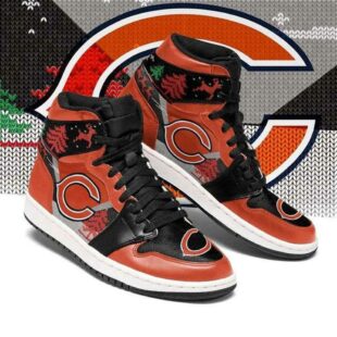 Christmas Chicago Bears Nfl Air Jordan Shoes Sport Sneaker Boots For Men Women