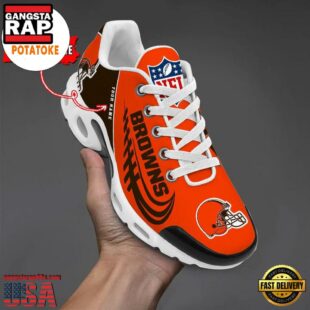 Cleveland Browns Custom Name Air Cushion Sports Shoes Air Max Plus Shoes