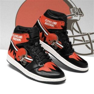 Cleveland Browns Nfl Football Air Jordan Sneaker Boots Shoes For Men Women